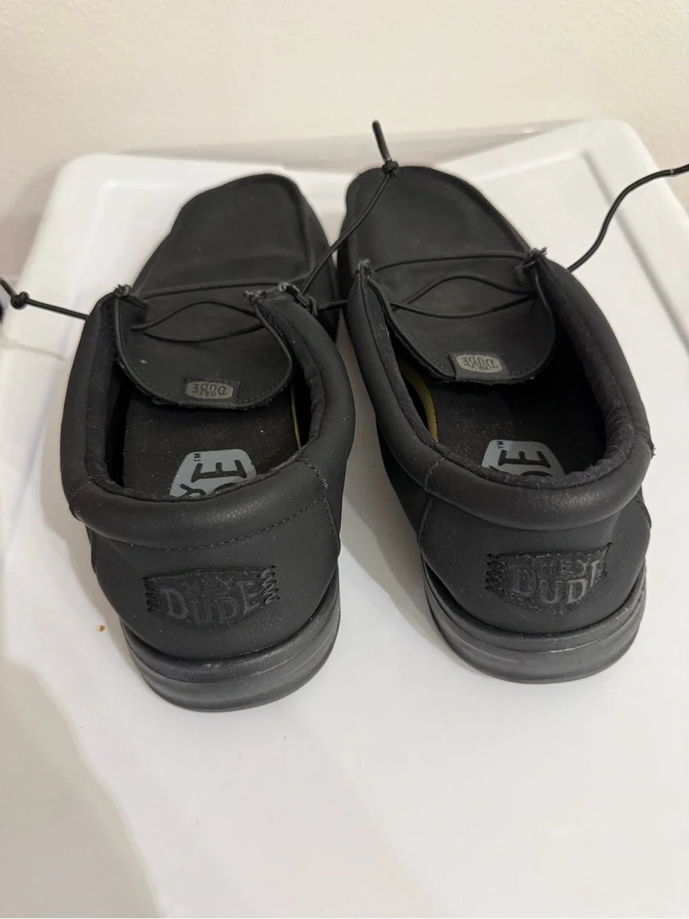 Hey Dude Black Casual Slip-On Loafers